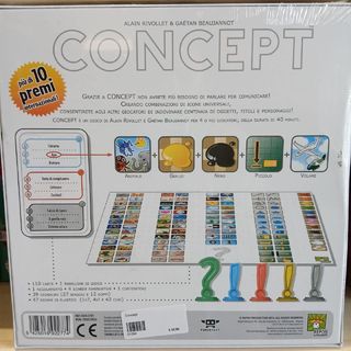 Concept, gioco da tavolo in spagnolo.