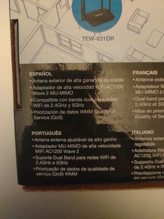 Adaptador Red Wifi TrendNet AC1200