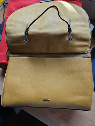 Bolso imitación ante.