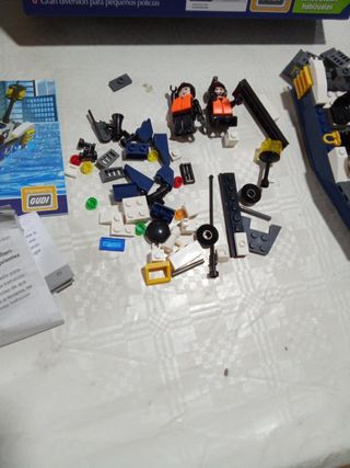 Lego barco patrulla policial
