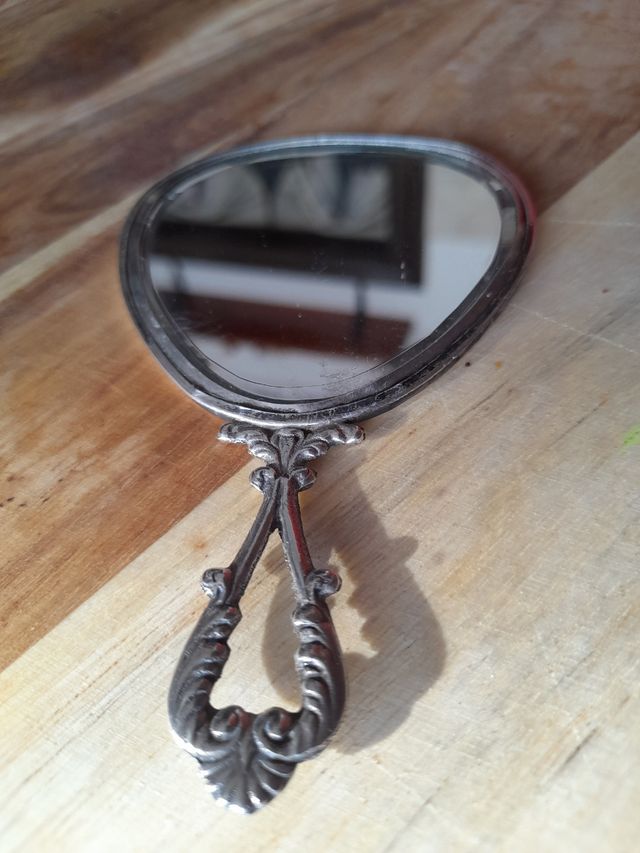 Specchio antico argento