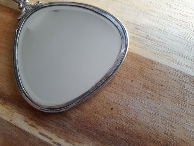 Specchio antico argento