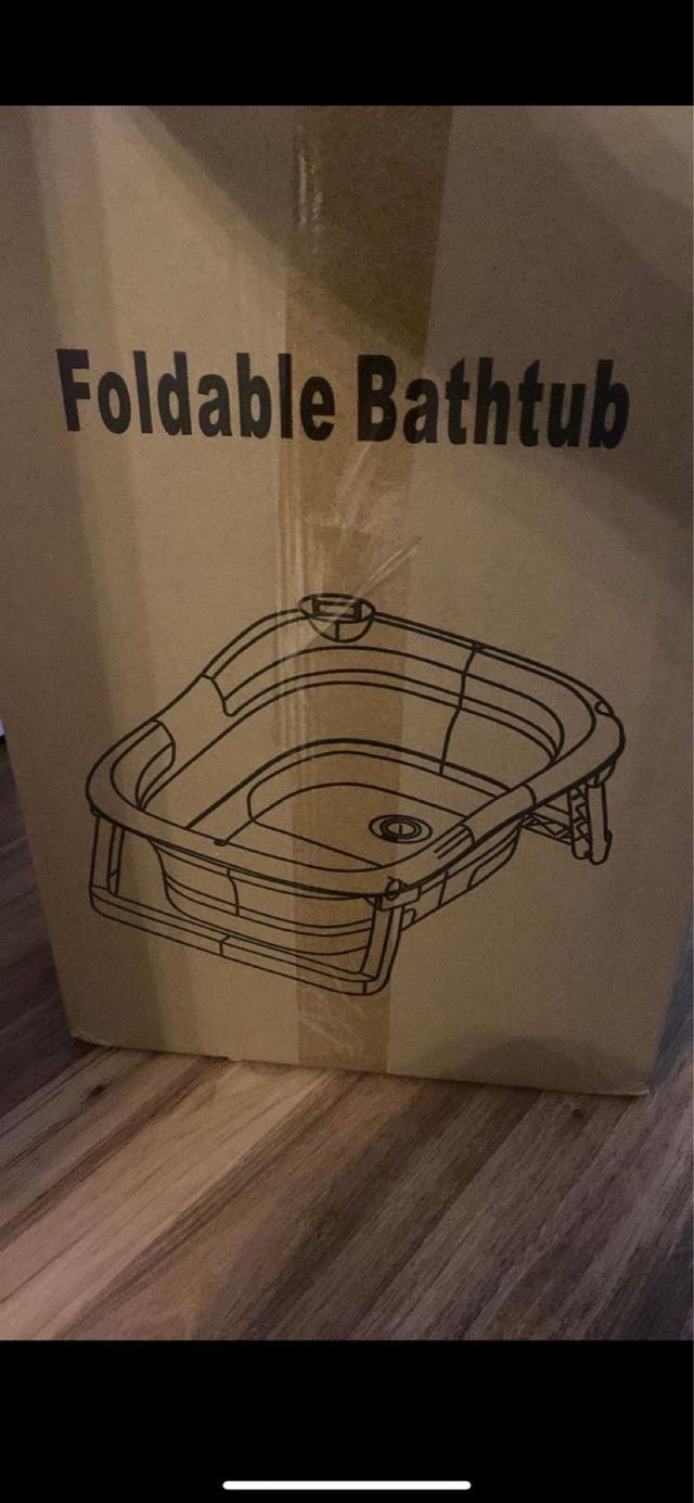 Bañera y cojín plegable para bebé