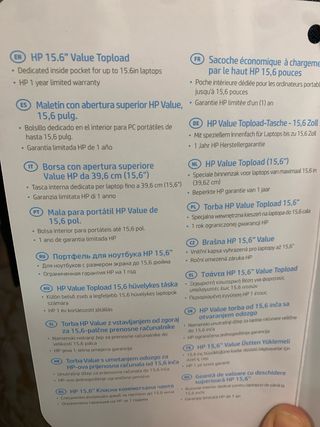 Bolsa bandolera portátil HP