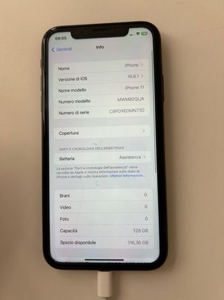 Iphone 11 128GB Nero