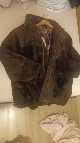 Chaqueta OVERSIZE cuero VINTAGE