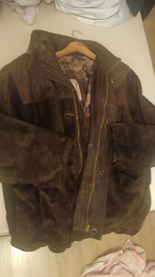 Chaqueta OVERSIZE cuero VINTAGE