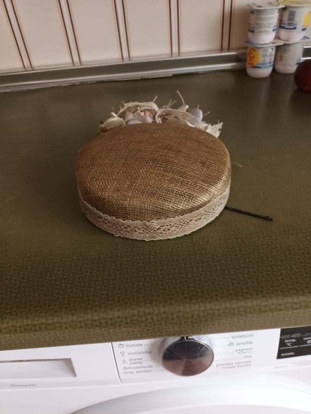 Tocado casquete para boda