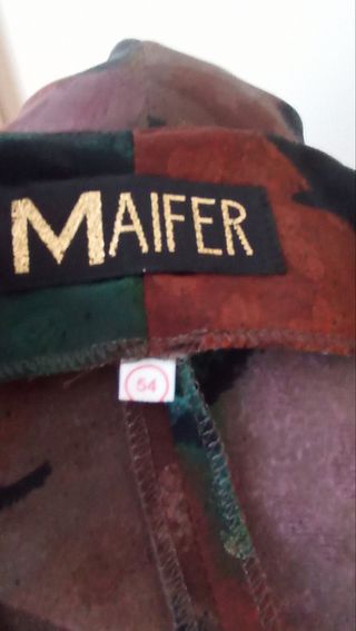 Vestido vintage en tonos tierra