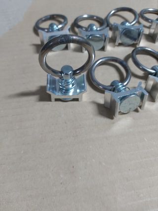 10 Ganchos soportes anclaje de carga