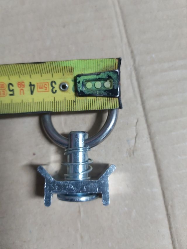 10 Ganchos soportes anclaje de carga