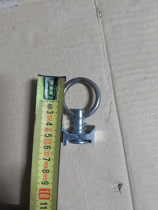 10 Ganchos soportes anclaje de carga