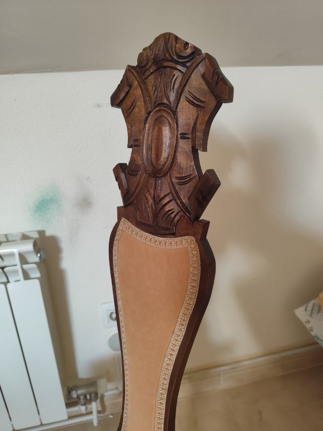 Silla acolchada retro decoracion