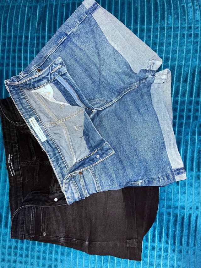 Pack dos pantalones cortos vaqueros