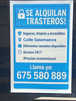 Se alquilan trasteros en el Centro 