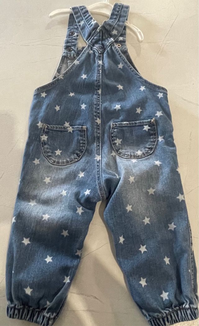 Salopette jeans neonata 