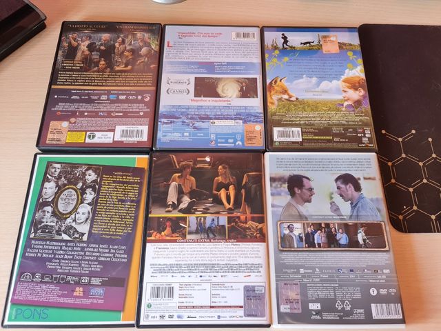 Lote 6 películas en italiano