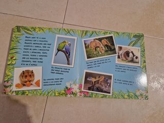 Libro con desplegables. Les mascotes