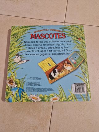 Libro con desplegables. Les mascotes