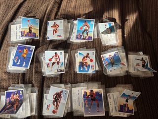 phoskitos coleccion nba lote 13 cromos nunca pegados en su envoltorio original 10 colecciones