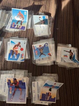 phoskitos coleccion nba lote 13 cromos nunca pegados en su envoltorio original 10 colecciones