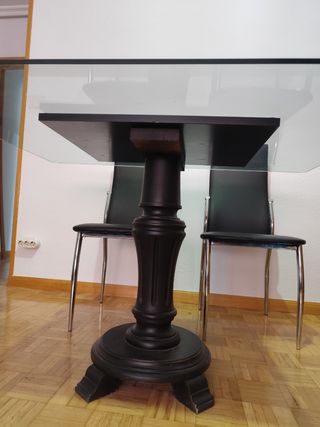 Mesa de Cristal Templado 1cm grosor