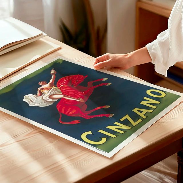 POSTER VINTAGE CINZANO