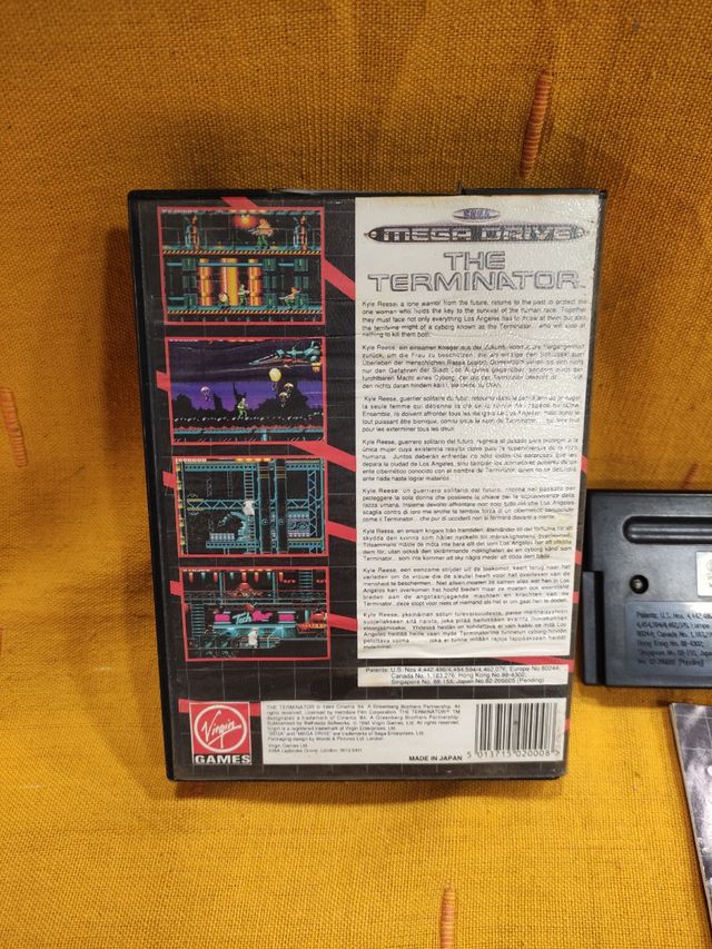 Terminator 1 y 2 sega mega Drive