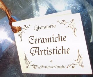 Coppia di Gufetti in Ceramica Artistica