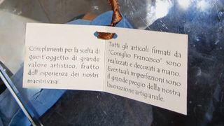 Coppia di Gufetti in Ceramica Artistica