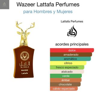 AL NOBLE WAZEER LATTAFA - PERFUME ARABE - HOMBRE