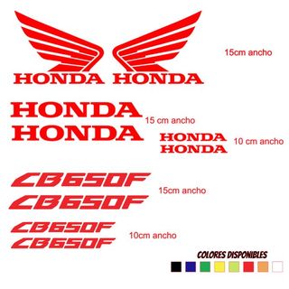 PEGATINAS HONDA CB650F