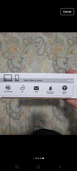 Router WiFi Flybox MR200 color negro
Nue