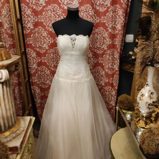Vestido novia firma AlmaNovia T44 