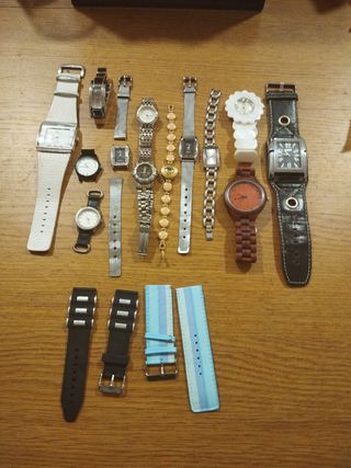 Lote relojes de distintas marca