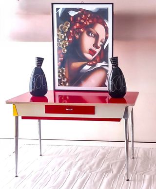 Tavolo da Lavoro in formica anni 60