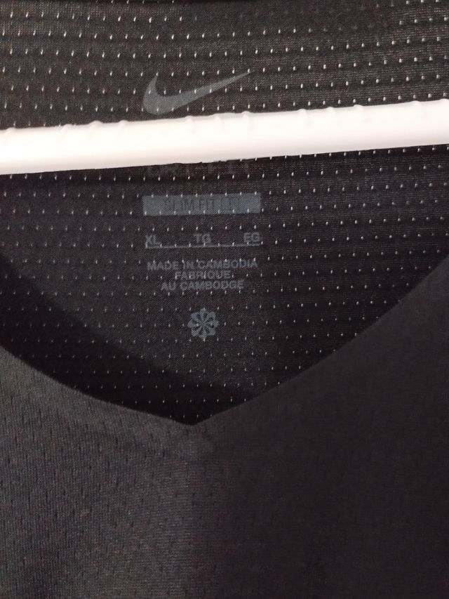 Camiseta Nike talla XL negra 