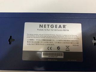 Switch Netgear FS116 - 16 puertos 10/100