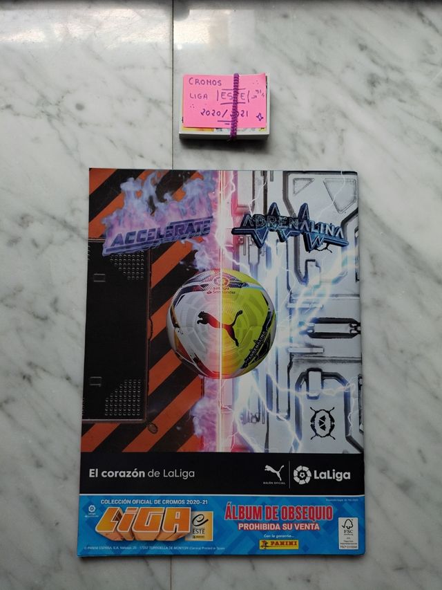 Cromos junto álbum Liga Este 2020-21