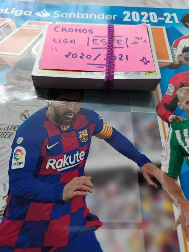 Cromos junto álbum Liga Este 2020-21