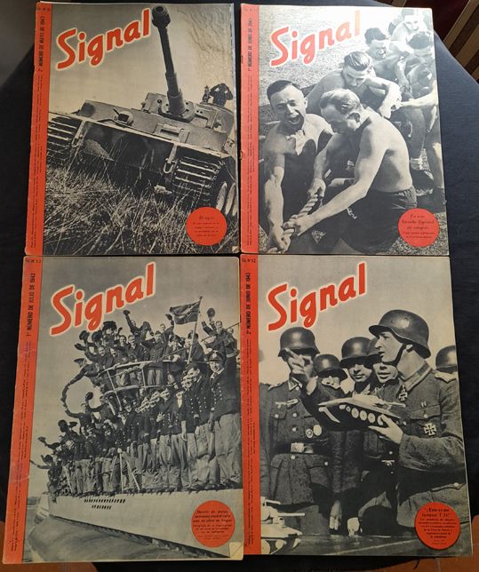 ONCE REVISTAS “SIGNAL” DEL AÑO 1943.