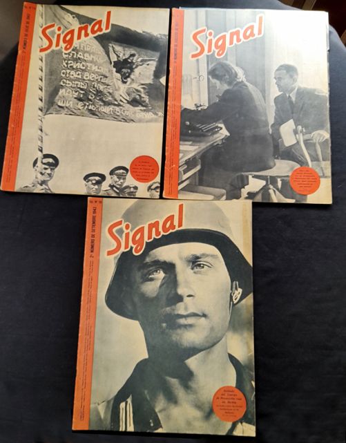 ONCE REVISTAS “SIGNAL” DEL AÑO 1943.
