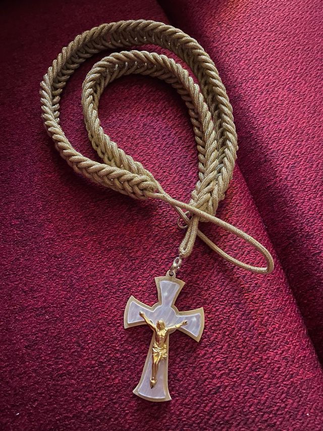 Comunione con cordone e croce