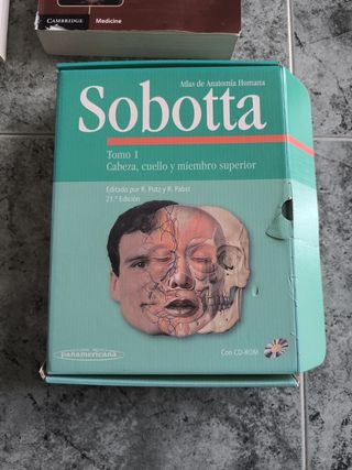 Sobotta tomos 1 y 2, Atlas anatomía y  libro Radio