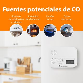 Smartwares Detector de monóxido de Carbono