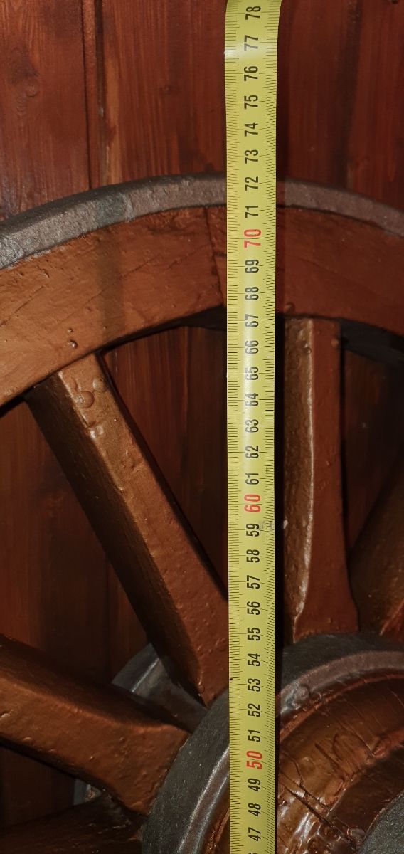 Rueda de carro antigua