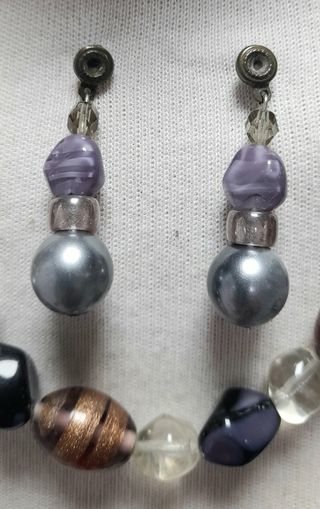 Collar y pendientes 