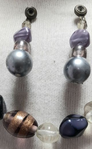 Collar y pendientes 