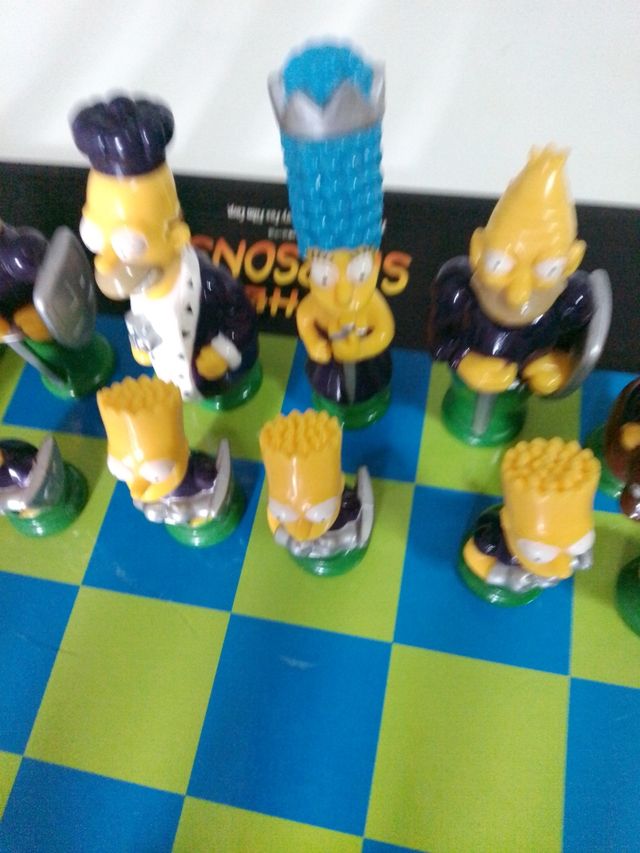 JUEGO AJEDREZ THE SIMPSONS 1997
