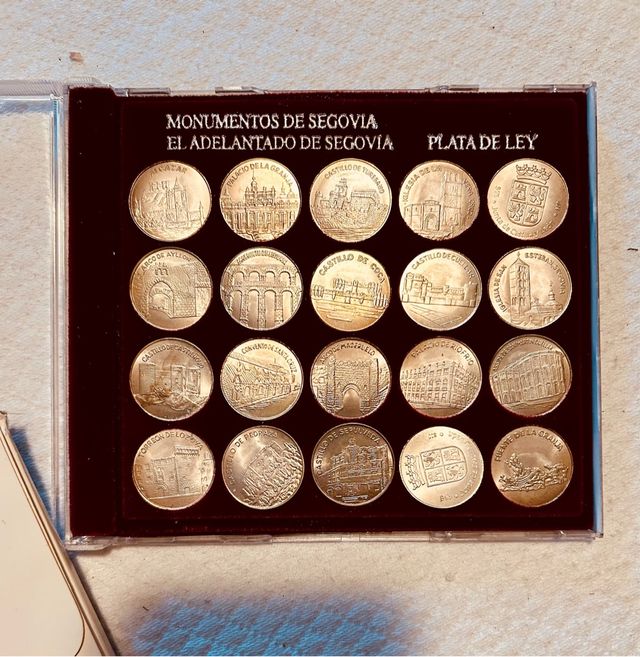 Monedas de plata Segovia